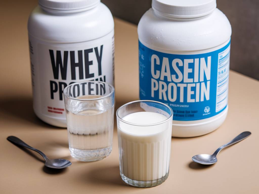 "Comparatif des différentes sources de protéines : Whey vs Caséine"